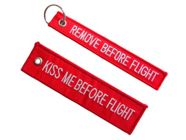 Key ring REMOVE BEFORE FLIGHTS