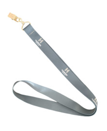 Lanyard with metal clamp with handle