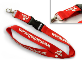 Lanyard with foam imprint