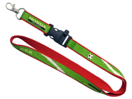 Lanyard with whistle in the connector