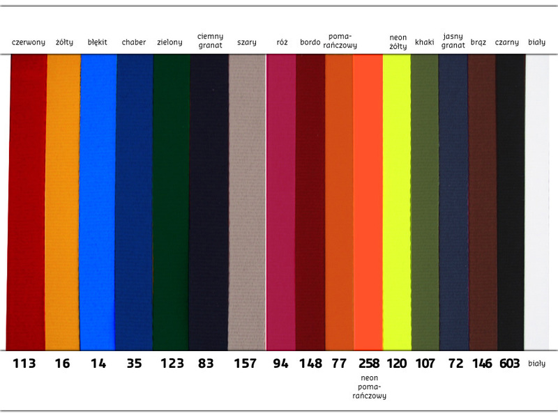 Pattern with polyester tapes