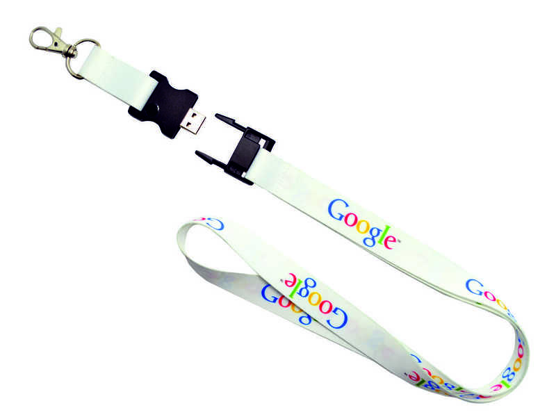 Lanyard 20 mm with PenDrive USB connector