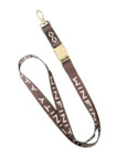 Lanyard with metal connector