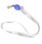 Lanyard with ski-pass through the tape