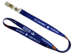 LANYARD with metal clamp with silicone strap and metal ring