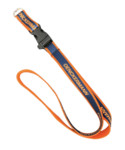 Lanyard with whistle in the connector