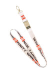 Lanyard with metal connector