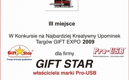 Nagroda dla GIFT STAR