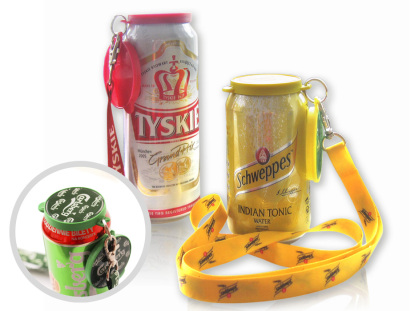 Smycz z zatyczką do puszek